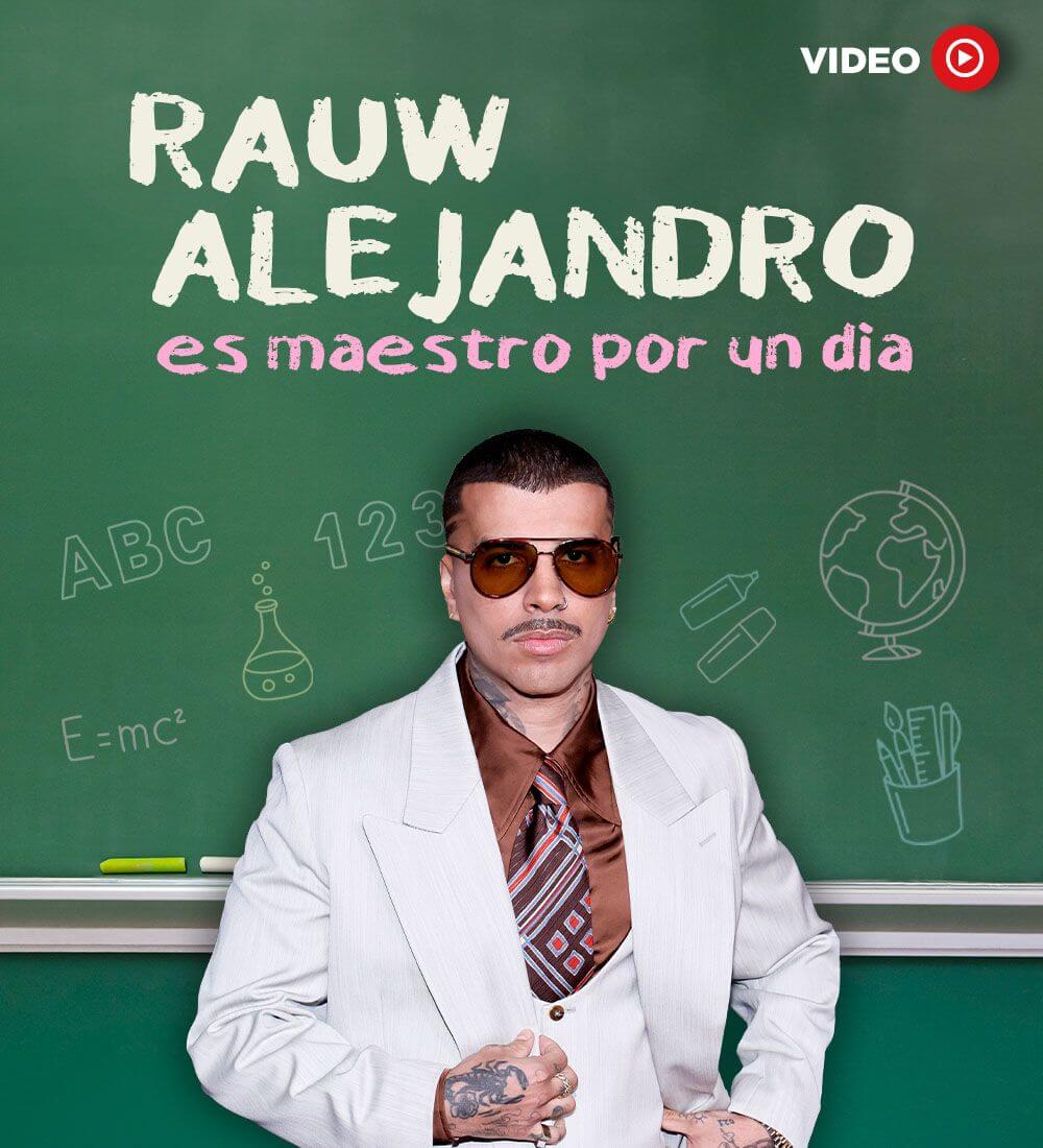 Rauw Alejandro es maestro por un día