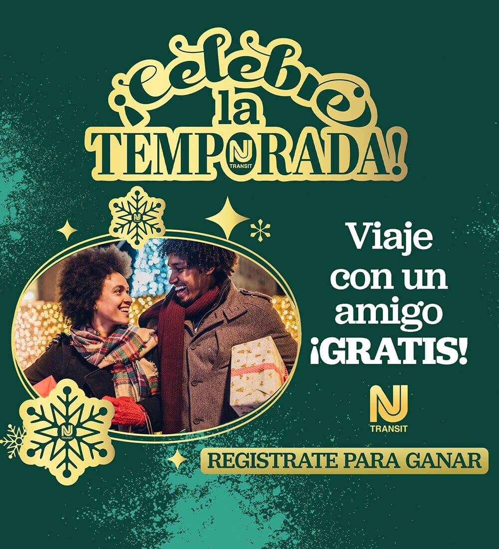 Gana un mes de transporte gratis en NJ Transit