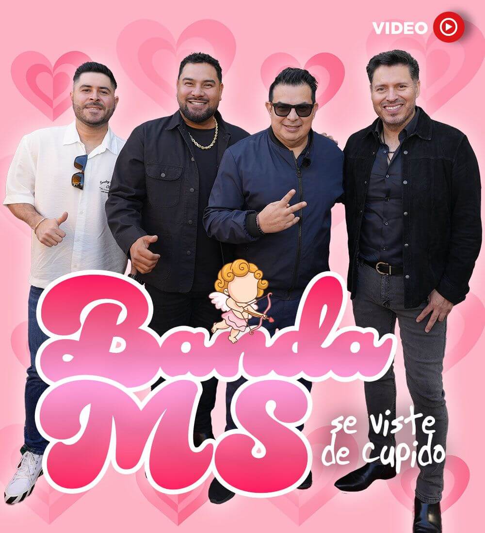 Banda MS se viste de cupido