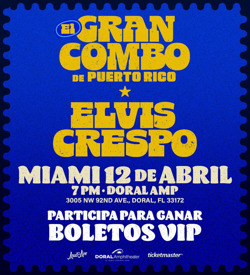 Gana VIP Tickets para El Gran Combo y Elvis Crespo