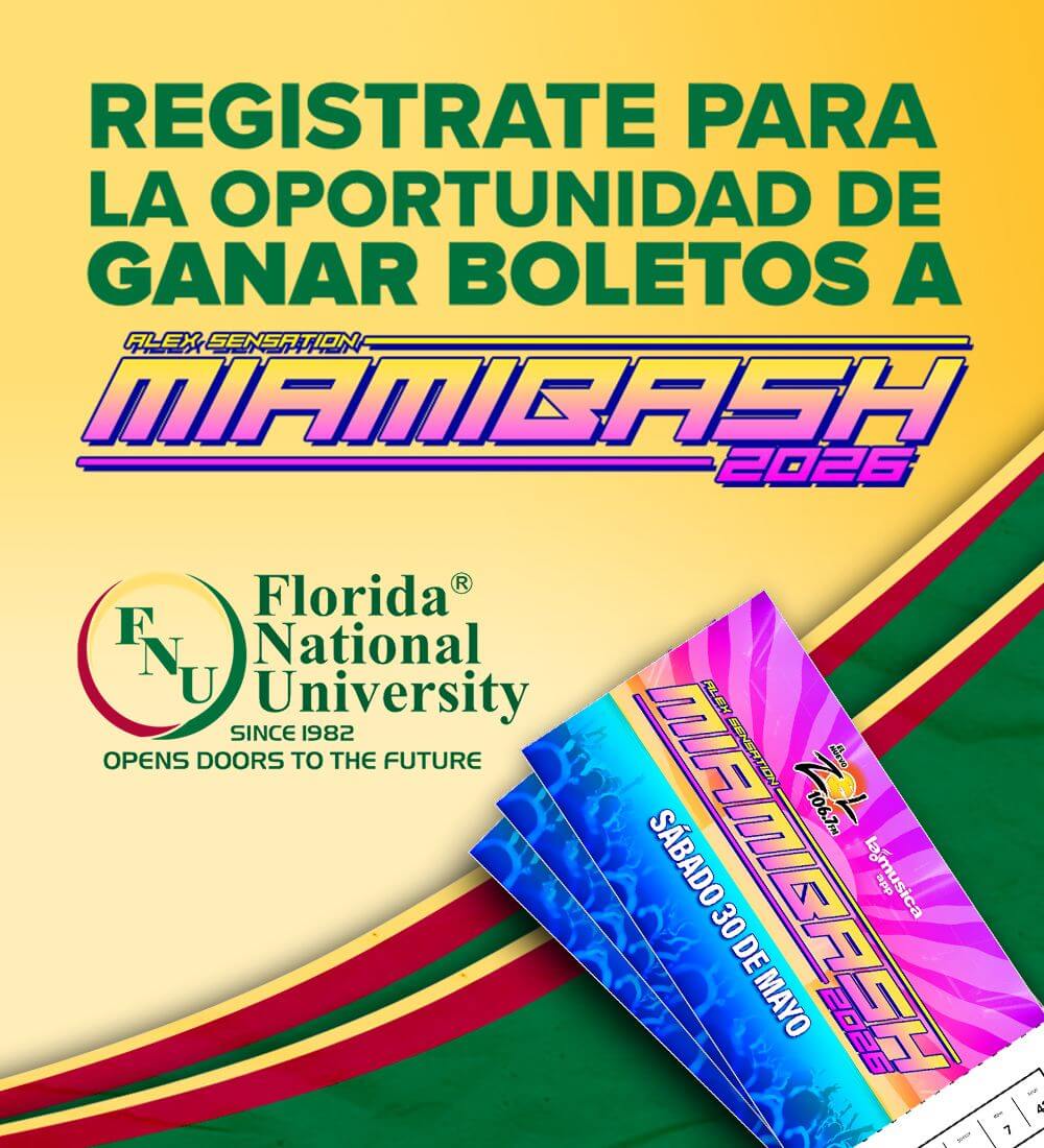 Participa para ganar un par de entradas para el Miami Bash 2026