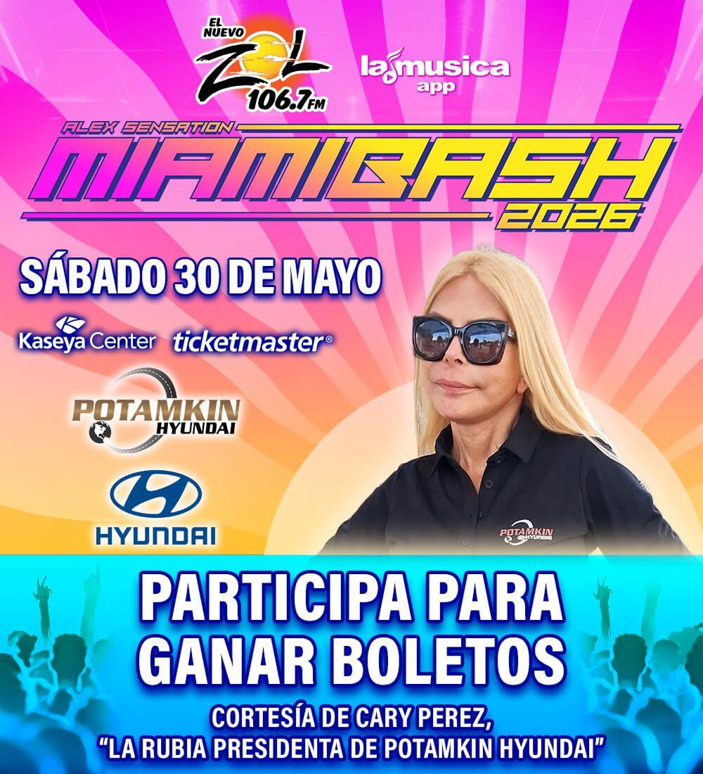 Potamkin Hyundai te invita para ganar boletos a Miami Bash