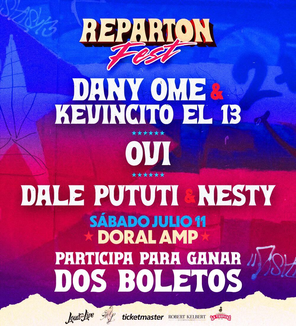 ¡Participa para ganar dos boletos a Repartón Fest!