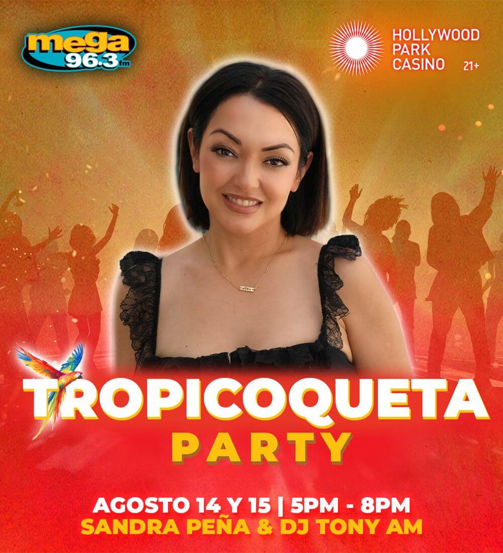 TROPICOQUETA PARTY AT HOLLYWOOD PARK CASINO