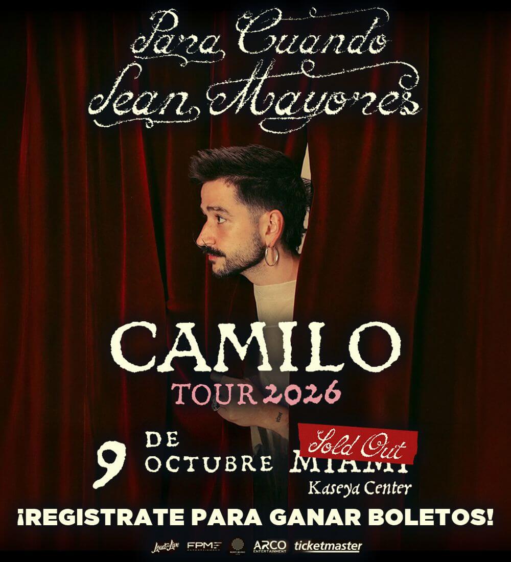 Gana boletos para Camilo