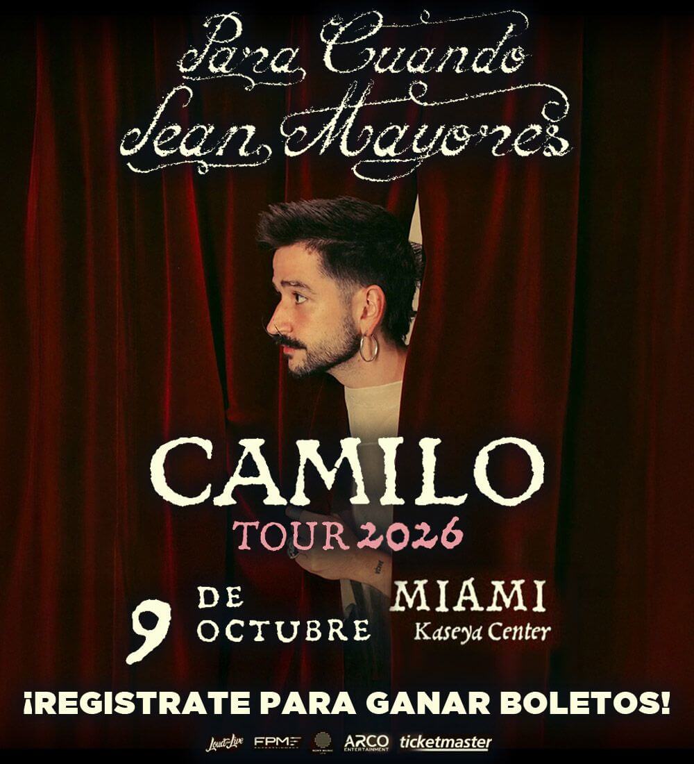Gana boletos para Camilo