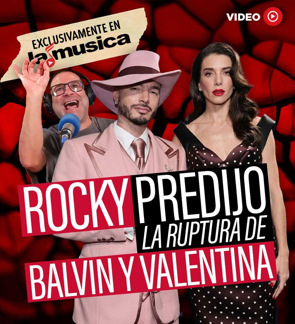 Rocky predijo la ruptura de Balvin y Valentina