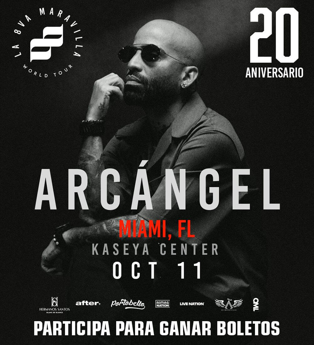 Gana boletos para Arcangel