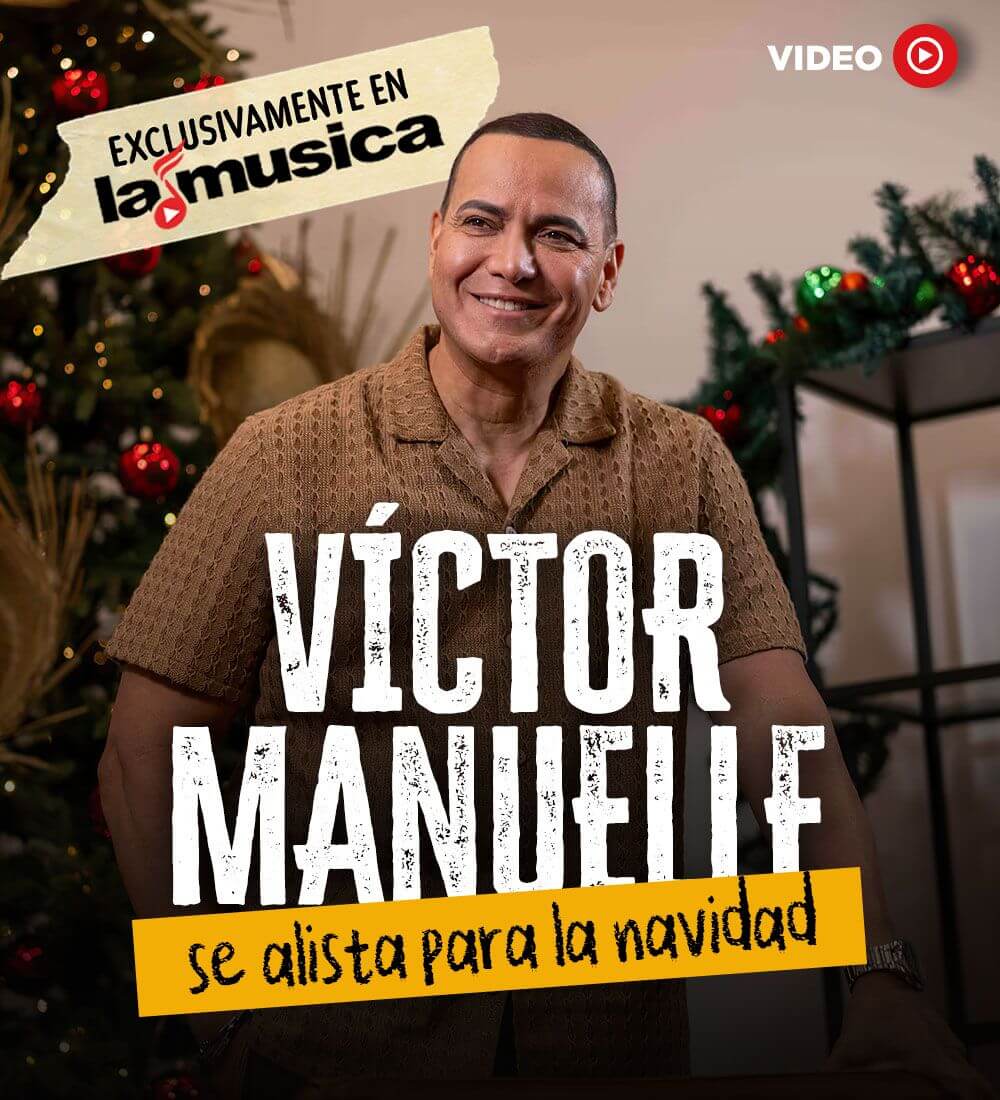 Víctor Manuelle se alista para la navidad